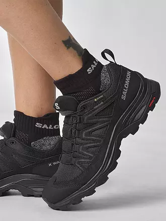 SALOMON | Scarpe da trekking da donna X Ward Leather Gore-Tex | schwarz